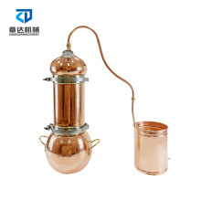20L hydrolate traditional copper distiller for essential oil mini stove heating distiller essential oil  extracting machine